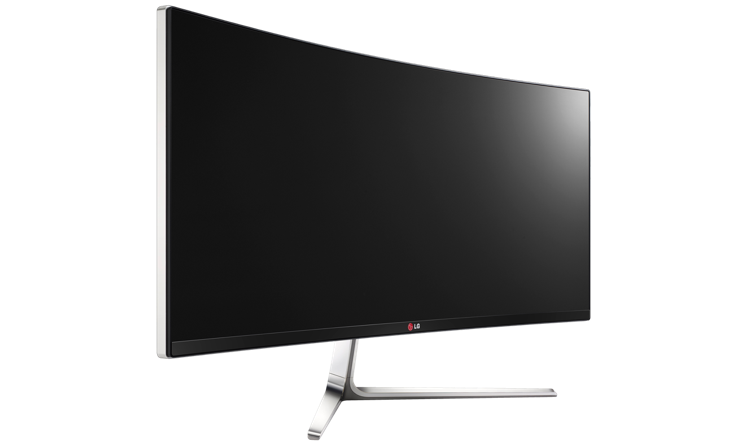 LG curved monitor