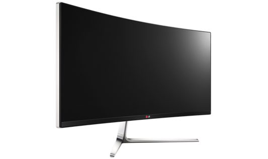 LG curved monitor