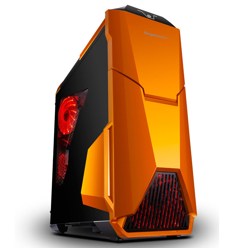 Game desktop case orange flame