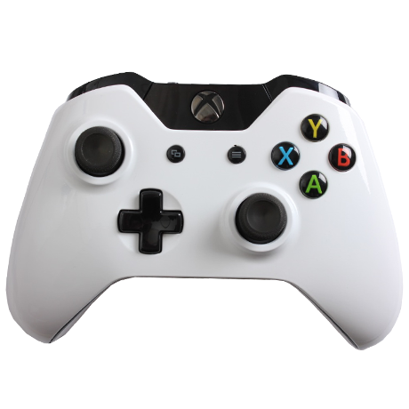 Glossy White Xbox one controller