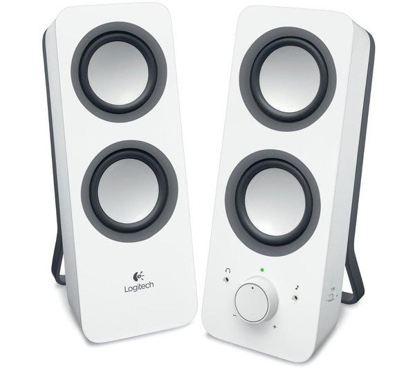 Logitech Glossy White Speakers